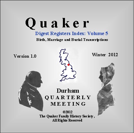 Durham Quarterly Meeting Digest Index